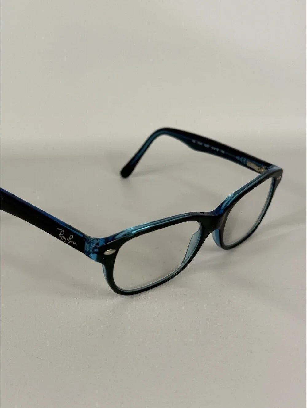 Ray-Ban RB 1555 3667 Eyeglasses Frames Only Youth Blue Full Rim 48-16-130
